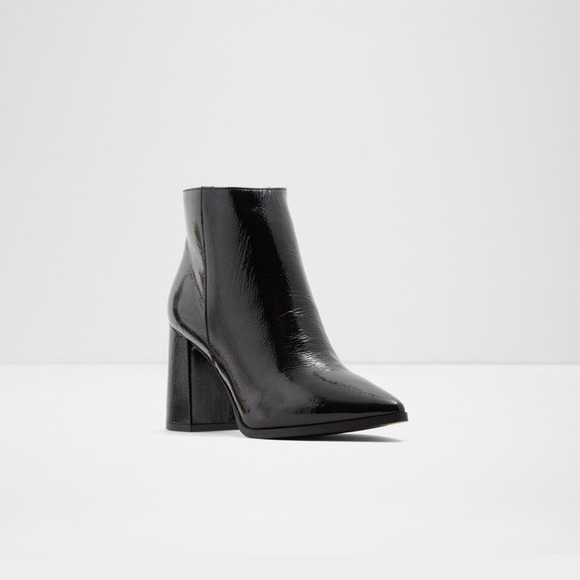 ALDO Patent Leather Ankle Boots - Picture 5 of 5